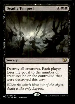 Deadly Tempest LP Light Play The List MTG [11199] - Image 1