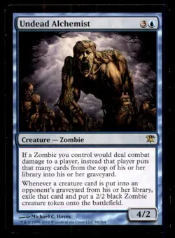 Undead Alchemist LP Light Play Innistrad MTG [11748] - Image 1