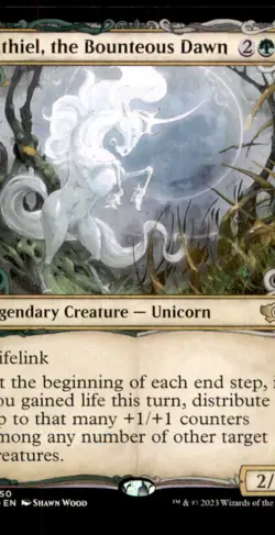 Lathiel, the Bounteous Dawn LP Light Play Multiverse Legends MTG [12436] - Image 1