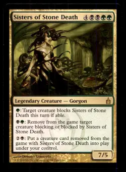 Sisters of Stone Death LP Light Play GRN Guild Kit MTG [12030] - Image 1
