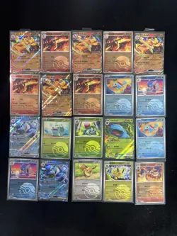 2025 Pokemon TCG S-Chinese Blastoise Charizard Bulbasaur Ball Holo Lot*20 -PC46 - Image 2