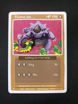 Pokepu Season 2 Rhiana-don Rhydon Pokemon Fan Art Mick Junco Artist - Image 1