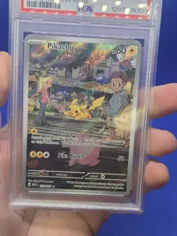 Pokemon Scarlet & Violet 151 Pikachu 173/165 Illustration Rare PSA MINT 9 - Image 2