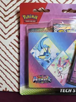 Pokemon TCG Prismatic Evolution Tech Sticker Collection Sylveon - Image 3