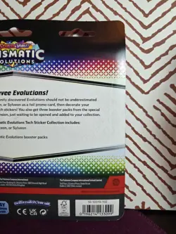 Pokemon TCG Prismatic Evolution Tech Sticker Collection Sylveon - Image 5