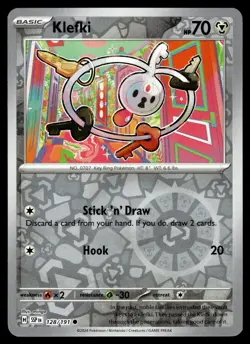 KLEFKI 128/191 Common Surging Sparks Pokemon Reverse Holo NM - Image 1