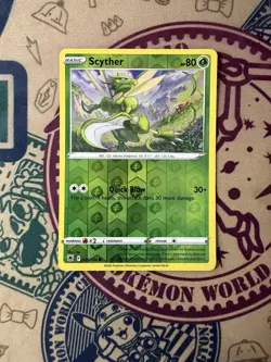Reverse Holo Scyther 005/189 Common Astral Radiance Pokemon TCG - Image 3