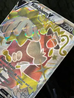 RILLABOOM V ~ SV105/SV122 ~ Shiny Holo Rare Pokemon TCG: Shining Fates - Image 3