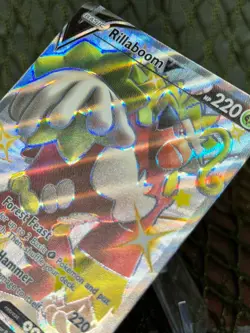 RILLABOOM V ~ SV105/SV122 ~ Shiny Holo Rare Pokemon TCG: Shining Fates - Image 4