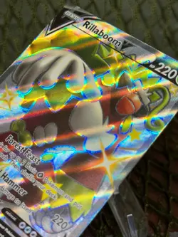 RILLABOOM V ~ SV105/SV122 ~ Shiny Holo Rare Pokemon TCG: Shining Fates - Image 5