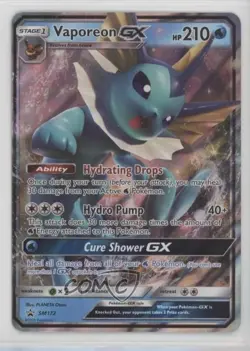 Vaporeon GX Pokemon Sun & Moon Black Star Promo #SM172 - Image 1