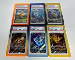 2021 POKEMON BLACK STAR PROMO FLAREON VAPOREON JOLTEON VMAX V - PSA 9 + Bumpers - Image 2