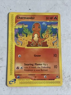 Pokemon CHARMANDER 98/165 (Vintage) Expedition - Image 1