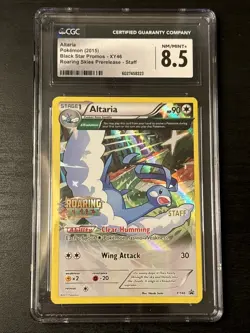 Pokemon Roaring Skies Prerelease STAFF Altaria Holo XY46 Staff Stamped CGC 8.5 - Image 1