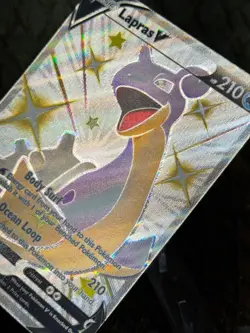 LAPRAS V ~ SV110/SV122 ~ Shiny Holo Rare Pokemon TCG: Shining Fates - Image 3