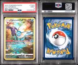 PSA 9 MINT Vaporeon TG02/TG30 Full Art Trainer Gallery Brilliant Stars Pokemon - Image 3