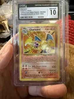 Charizard 003/034 Classic Collection Holo CGC Graded 10 English Pokemon TCG - Image 1