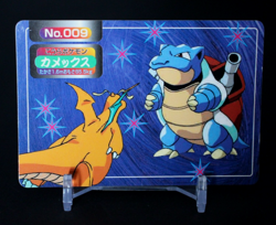 Blastoise vs Dragonite No.009 - Topsun Vs Series 1 - LP - Vintage Pokemon - Image 1
