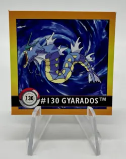 Gyarados #130 Pokemon 1999 Artbox Sticker NM Vintage - Image 1