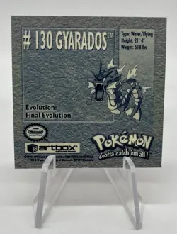 Gyarados #130 Pokemon 1999 Artbox Sticker NM Vintage - Image 2