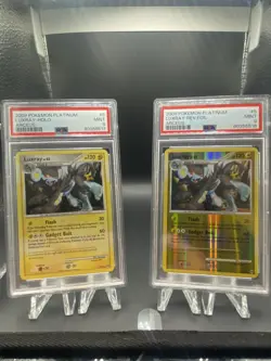 2009 Pokemon Platinum Arceus Luxray Holo & Reverse holo #5 sequential PSA 9 MINT - Image 1