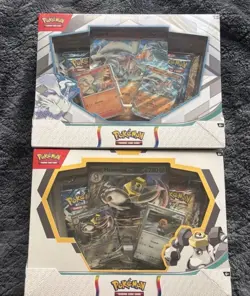 Pokemon EX Box Bundle - Black Kyurem Melmetal Reshiram & Archaludon - Sealed TCG - Image 1