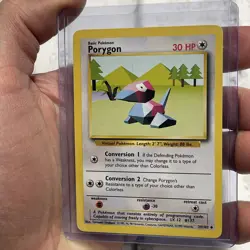 Pokemon TCG Porygon Base 39/102 Regular NM/MT Vintage Vtg Pokemon WOTC Uncommon - Image 2
