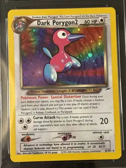 Dark Porygon2 8/105 2002 Pokemon Neo Destiny Holo Rare CGC 10 Gem Mint - Image 2