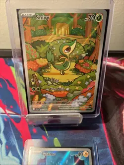 Pokemon Black Bolt Illustration Rares Snivy 087/086 And Tynamo Full Arts! - Image 2
