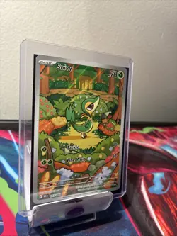 Pokemon Black Bolt Illustration Rares Snivy 087/086 And Tynamo Full Arts! - Image 5