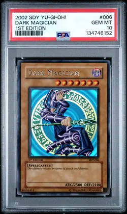 Dark Magician SDY-006 1st Edition Ultra Rare Yugioh PSA 10 *152 - Image 1