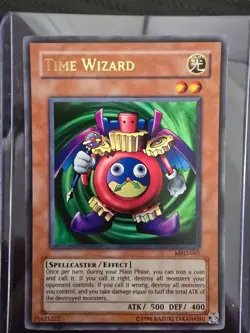 Yugioh: Time Wizard (Ultra Rare) Unlimited Edition MRD-065 NM - Image 1