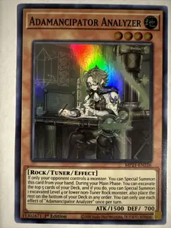 Adamancipator Analyzer - MP21-EN226 - 1st Edition - Super Rare - Yugioh - Image 1
