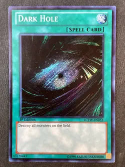 Yu-Gi-Oh TCG #LCYW-EN053 Dark Hole Secret Rare LP - Image 1