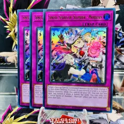 3x Yugioh Playset Sinful Spoils of Slumber - Morrian MP25-EN202 Ultra Rare NM - Image 1