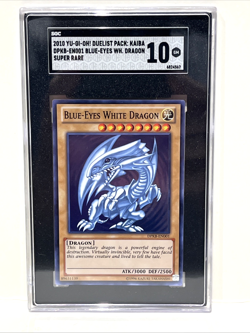 2010 YU-GI-OH! DUELIST PACK, KAIBA #EN001 BLUE-EYES WHITE DRAGON DPKB - SGC 10 - Image 1
