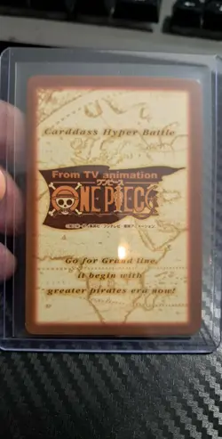 BANDAI One Piece Hyper Battle S110 MONKEY D LUFFY GOLD STAMPED SCARCE EARLY CARD - Image 2