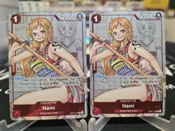 One Piece Nami OP01-016 Rare Alternate Art X2 - Image 1