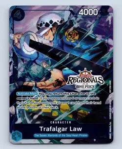 One Piece TCG Trafalgar Law OP07-047 Offline Reg Participation Pack 2025 Vol 2 - Image 1