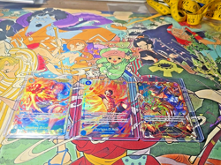 op13 carrying on his will ace sabo and luffy secret rares one piece ccg - Image 1