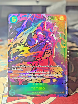Yamato alt art OP01-121 Secret Rare One Piece TCG Romance Dawn English - Image 1