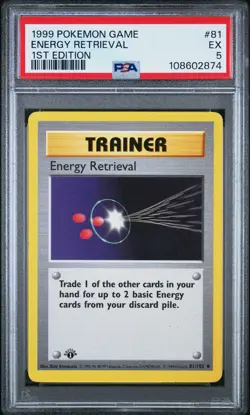 Energy Retrieval 1999 Pokemon Game #81 1st Edition PSA 5 NEW SLAB - Image 1