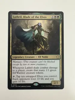 Lathril Blade of the Elves MTG Magic the Gathering Card NM Near Mint FDN - Image 1