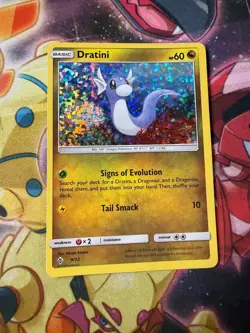 Dratini 9/12 McDonald's Collection 2018 Confetti Holo Promo 2018 Pokemon Card - Image 1