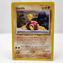 Shuckle 51/64 Neo Revelation 2001 Pokemon Card Common - Image 1