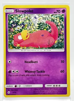 Slowpoke Holo 5/12 Pokemon Card 2018 McDonalds Promo MP - Image 1