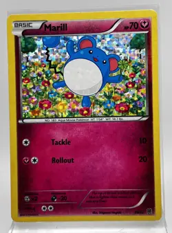Marill Holo 10/12 Pokemon Card 2015 McDonalds Promo LP/MP - Image 1