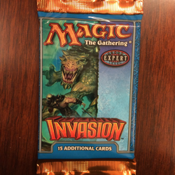 2000 INVASION 15 cards Magic the Gathering Booster Pack Factory Sealed NEW - Image 1
