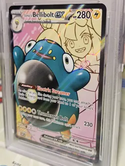 PSA 10 Gem Mint Iono's Bellibolt Ex Graded Pokemon Card #194 Black Star Promo - Image 2