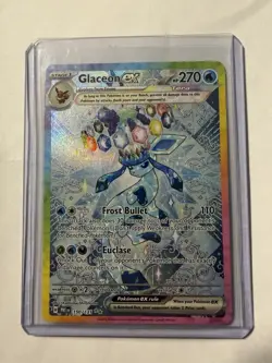 Pokemon Glaceon EX 150/131 Prismatic Evolutions Sir Card Near Mint Condition - Image 1